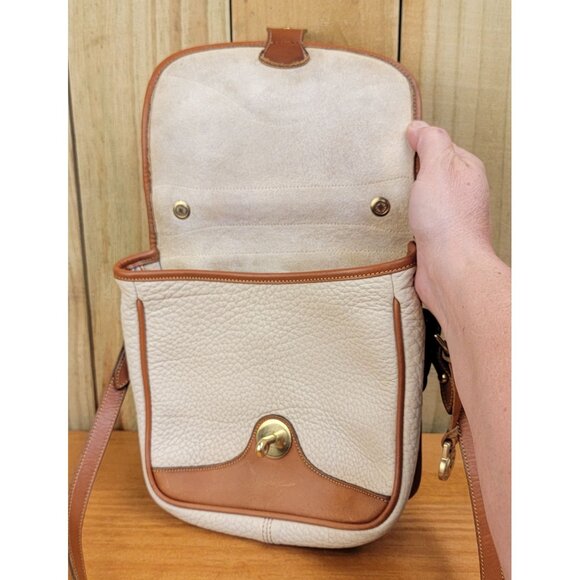 Vintage Dooney & Bourke All-Weather Leather Surrey Crossbody Bag - Picture 10 of 16